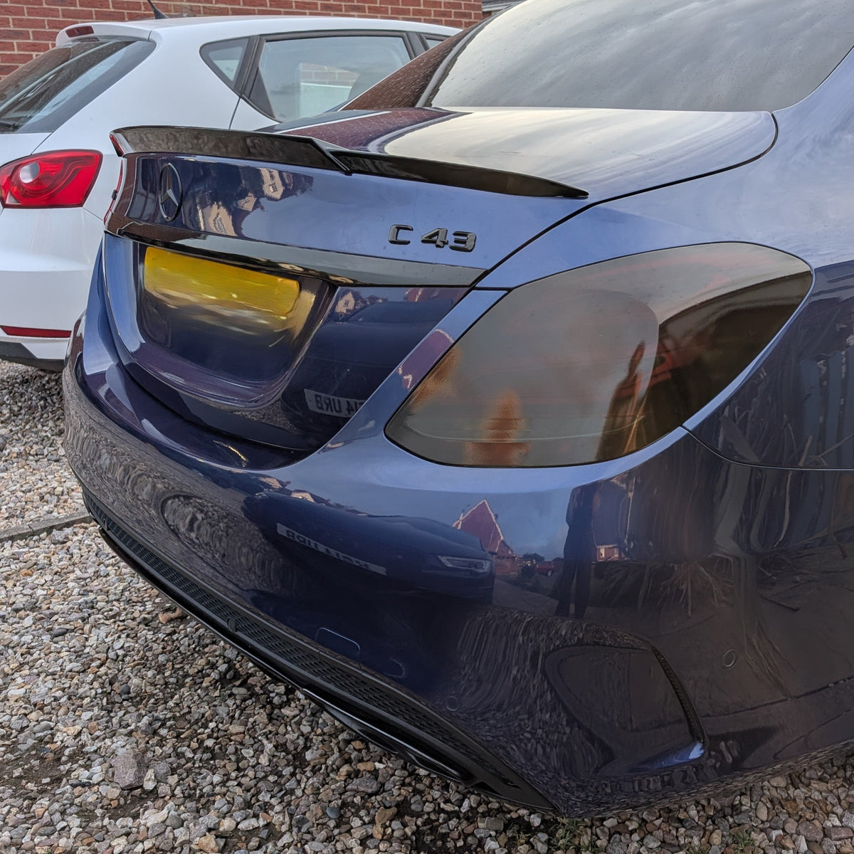Brabus Style Gloss Black Boot Spoiler for Mercedes Benz W205 C Class Saloon 15-21