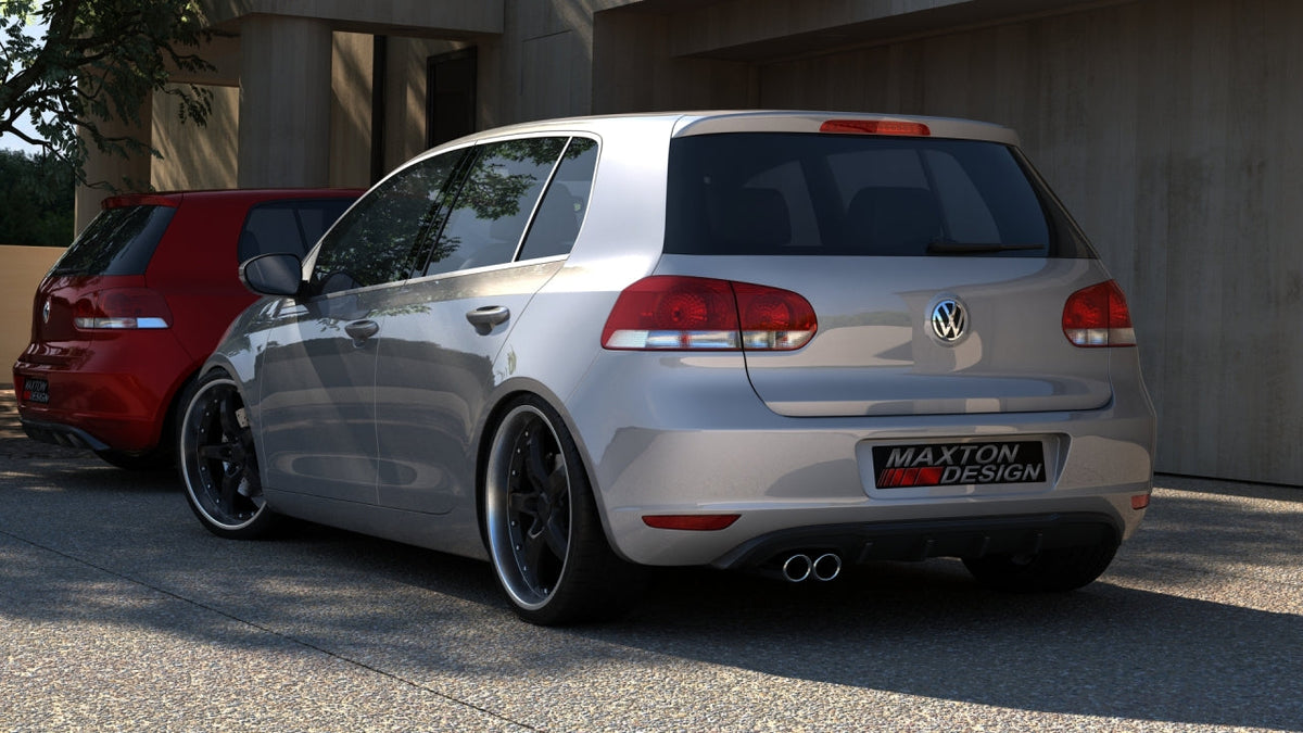 Maxton Design - Aftermarket REAR VALANCE VW GOLF VI WITH 1 EXHAUST HOLE
