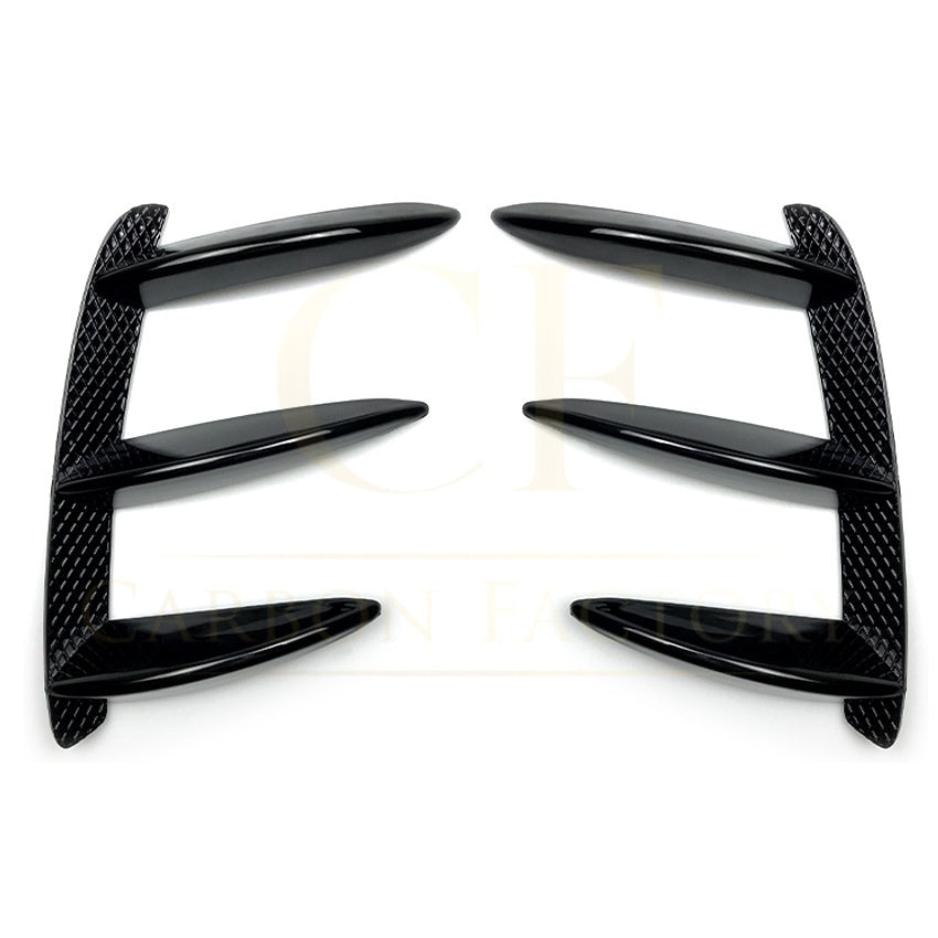 Gloss Black Rear Canards for Mercedes Benz W176 A Class AMG 13-18