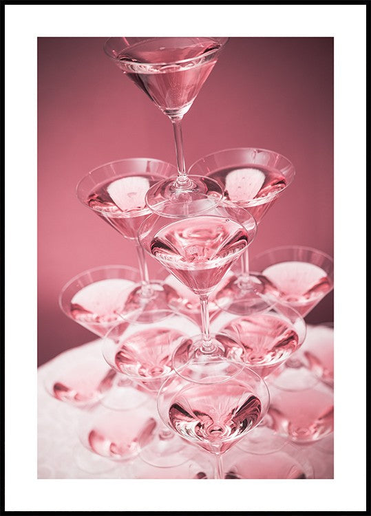 Pyramid Glasses Poster