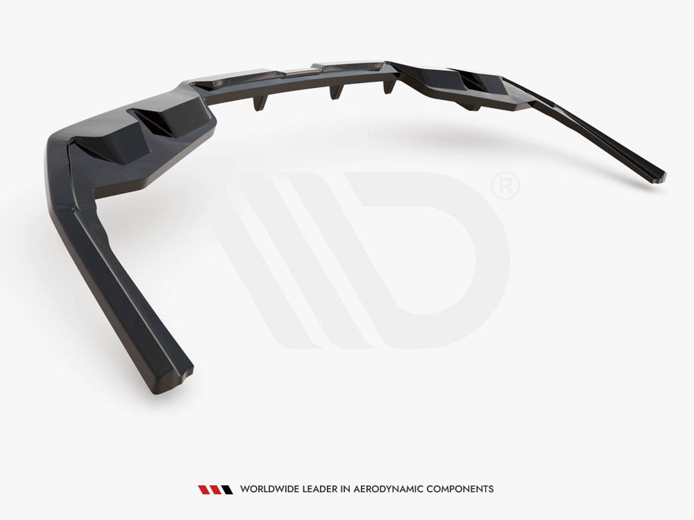 Maxton Design - Aftermarket CENTRAL REAR SPLITTER (VERTICAL BARS) V.1 BMW I4 M-PACK G26