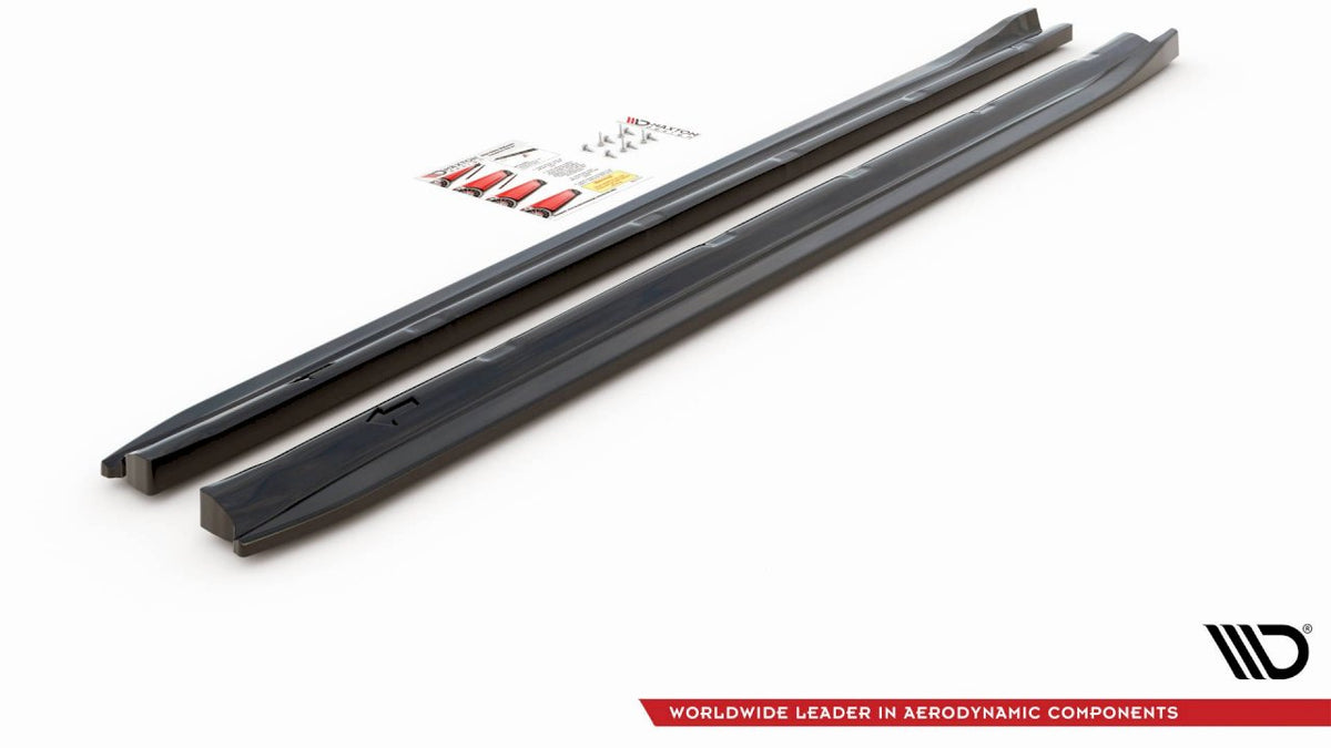 Maxton Design - Aftermarket SIDE SKIRTS DIFFUSERS PEUGEOT 308 GT MK2 FACELIFT (2017-)