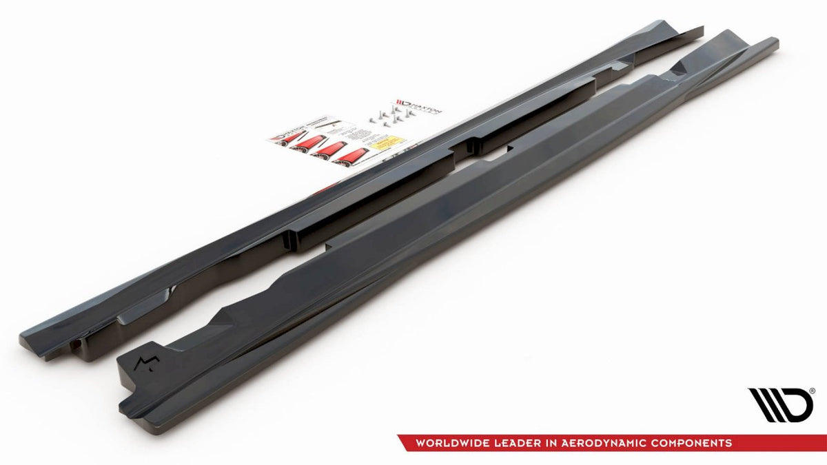 Maxton Design - Aftermarket SIDE SKIRTS DIFFUSERS MERCEDES AMG GT 53 4-DOOR COUPE (2018-)