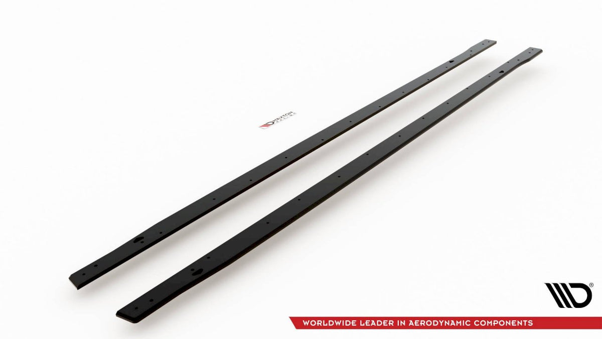 Maxton Design - Aftermarket STREET PRO SIDE SKIRTS DIFFUSERS VOLKSWAGEN GOLF GTI / GTE / GTI CLUBSPORT / R-LINE MK8