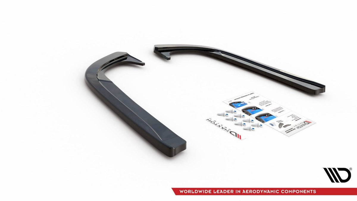 Maxton Design - Aftermarket REAR SIDE SPLITTERS SKODA OCTAVIA MK3 FACELIFT (2016-2020)