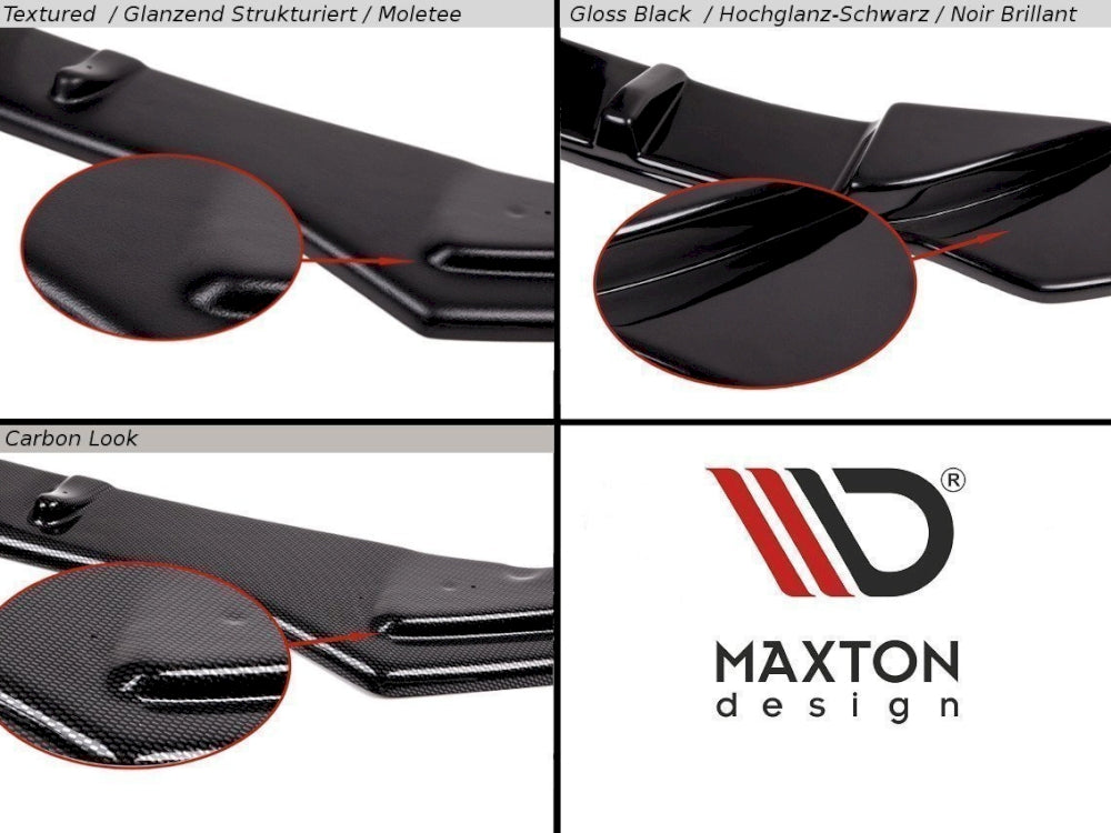 Maxton Design - Aftermarket CENTRAL REAR SPLITTER (VERTICAL BARS) BMW 7 M-PACK G70