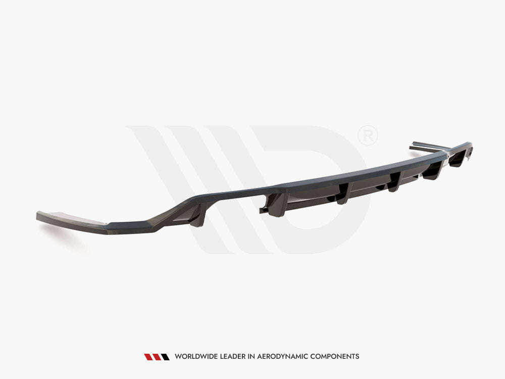 Maxton Design - Aftermarket CENTRAL REAR SPLITTER (VERTICAL BARS) BMW 2 M-PACK F22