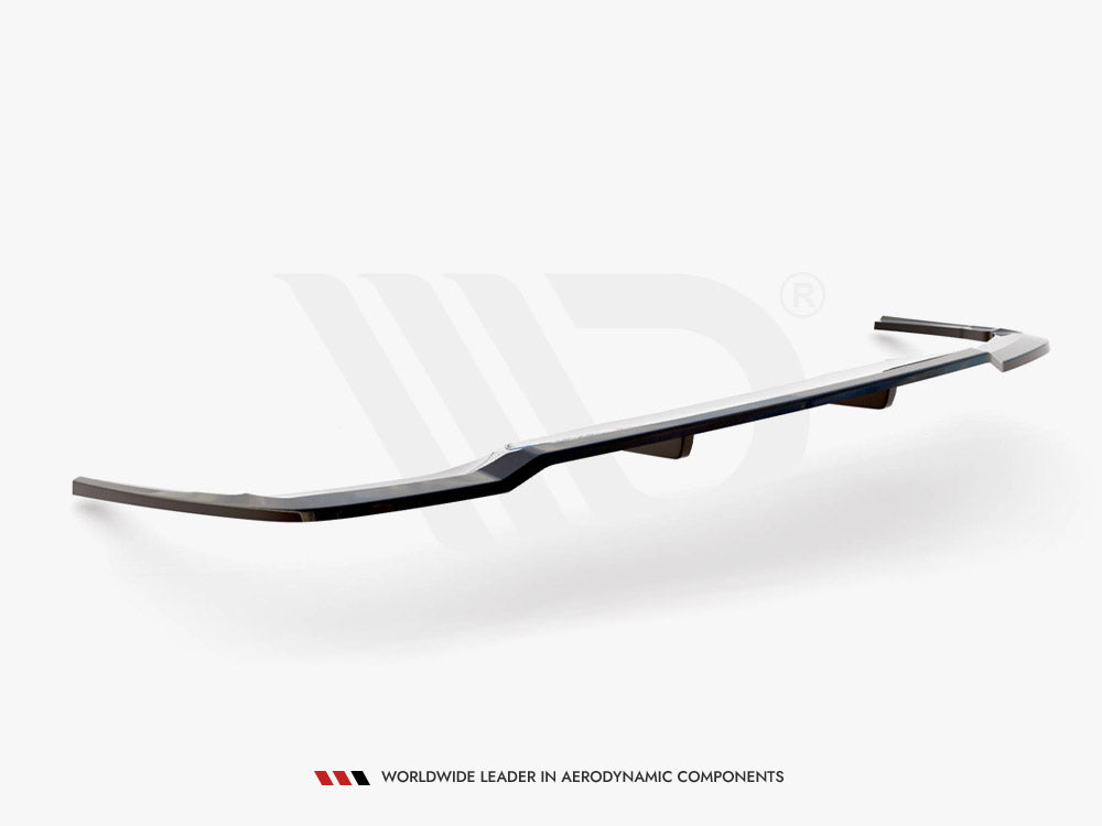 Maxton Design - Aftermarket CENTRAL REAR SPLITTER (VERTICAL BARS) AUDI A4 S-LINE B9 FACELIFT