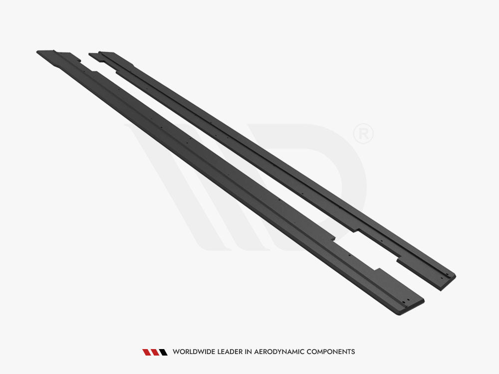 Maxton Design - Aftermarket Street PRO Side Skirts Diffusers V.2 Hyundai I30 N Mk3 / Mk3 FL