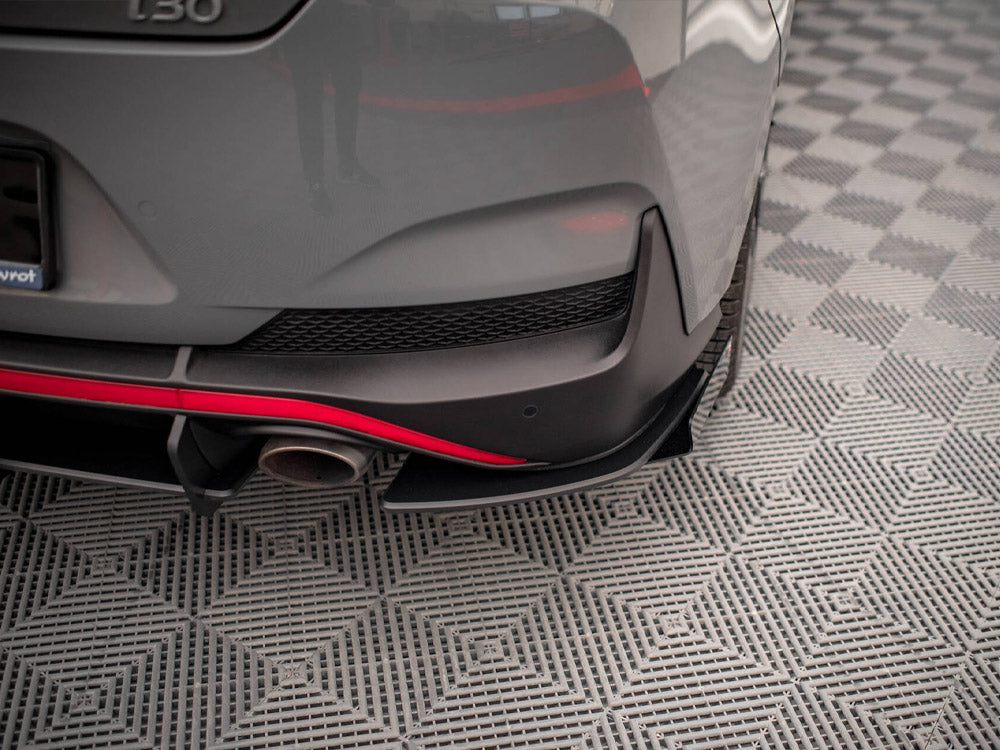Maxton Design - Aftermarket Street PRO Rear Diffuser + Flaps Hyundai I30 Fastback N-Line Mk3 Facelift