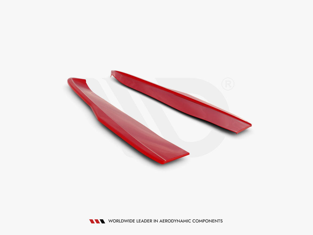 Maxton Design - Aftermarket Rear Side Splitters V.2 Ford Mustang Mk6 Facelift
