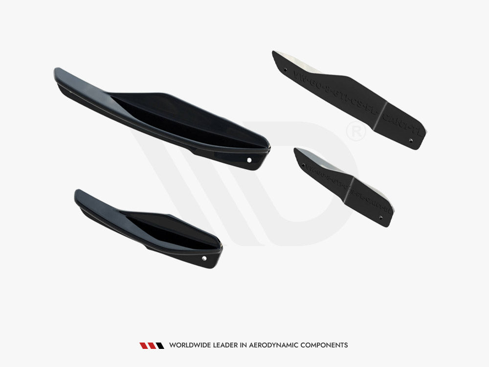 Maxton Design - Aftermarket Front Bumper Wings (Canards) Volkswagen Golf GTI Clubsport Mk8 Facelift