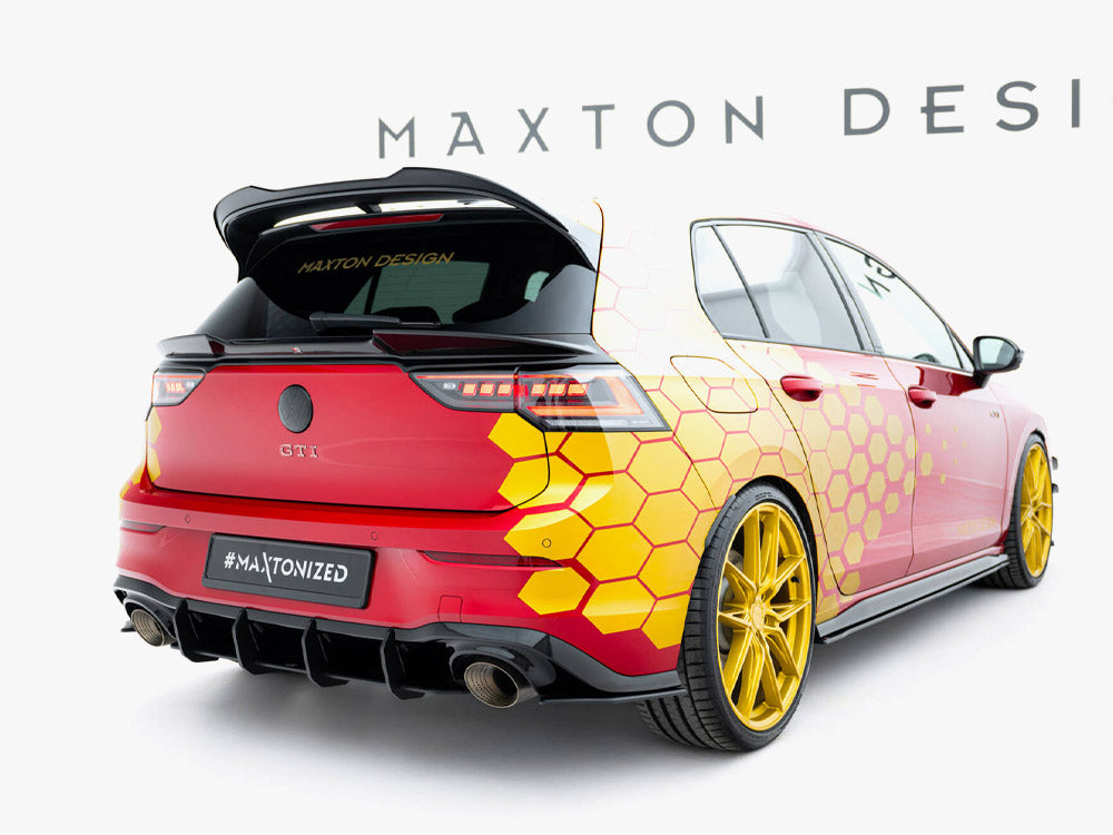 Maxton Design - Aftermarket Street PRO Rear Side Splitters Volkswagen Golf GTI Clubsport Mk8 Facelift