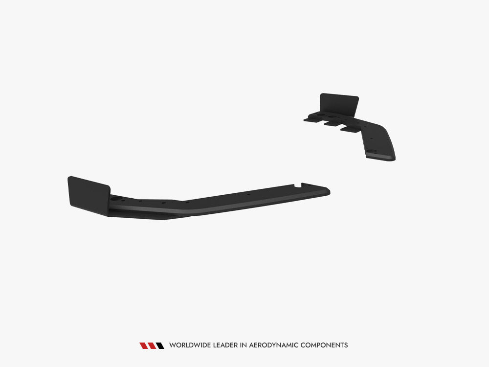 Maxton Design - Aftermarket Street PRO Rear Side Splitters + Flaps Toyota GR Corolla Mk12