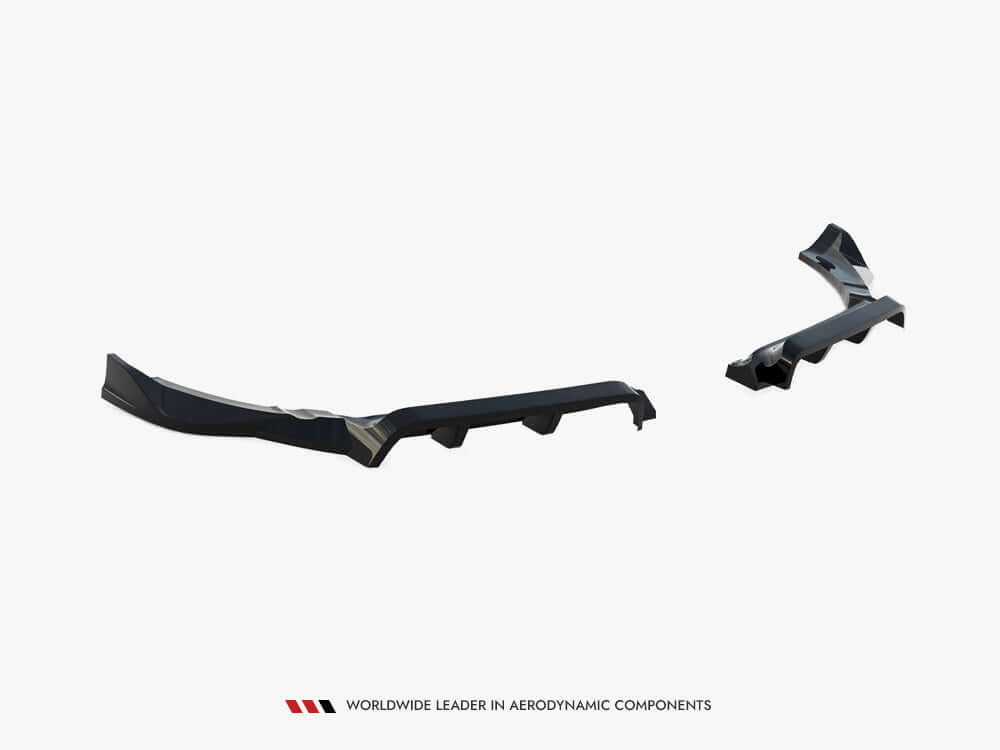Maxton Design - Aftermarket Rear Splitter (Vertical Bars) Porsche 718 Cayman GTS 982c