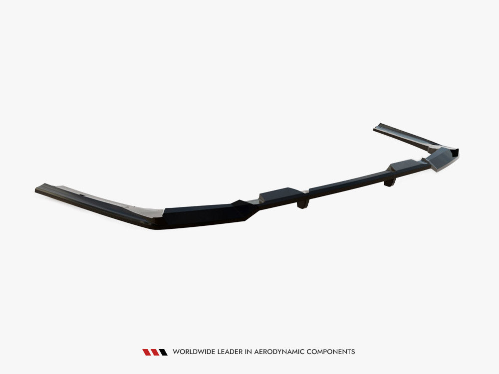 Maxton Design - Aftermarket Rear Splitter (with Vertical Bars) compatible with V.2 BMW 5 / i5 M-Pack Sedan / Touring G60 / G61