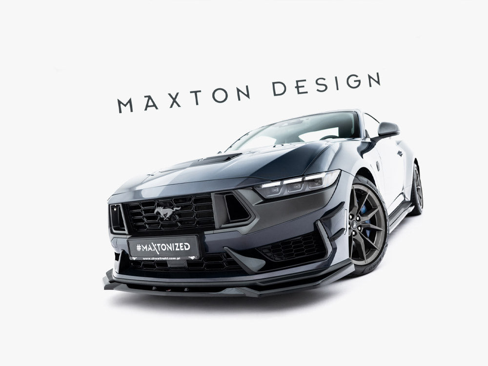 Maxton Design - Aftermarket Front Splitter V.2 Ford Mustang Dark Horse Mk7