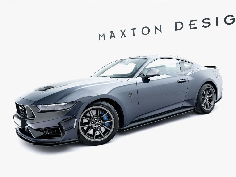 Maxton Design - Aftermarket Street PRO Side Skirts Diffusers Ford Mustang Dark Horse Mk7
