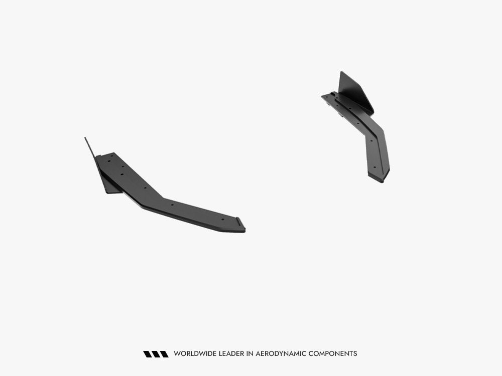 Maxton Design - Aftermarket Street PRO Rear Side Splitters + Flaps Lexus IS 500 Mk3 Facelift 2 (XE30)