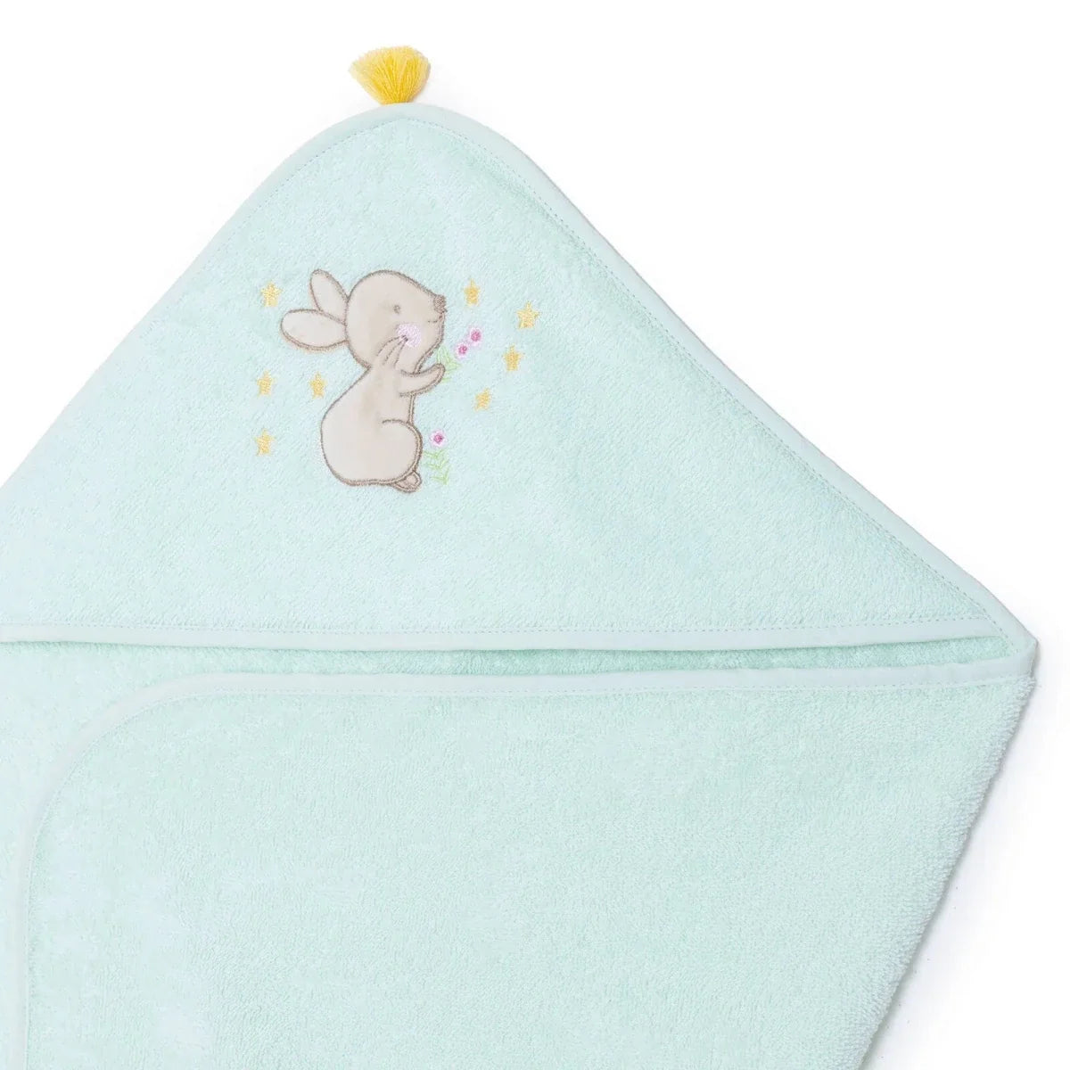 Mollia Embroidered Hooded Baby Bath Towel (75 x 75 cm) - Multicolour