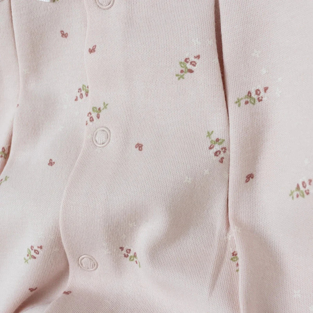Bebetto Floral Print Baby Sweatshirt & Footed Leggings (Newborn to 6-9 Months) - Pink