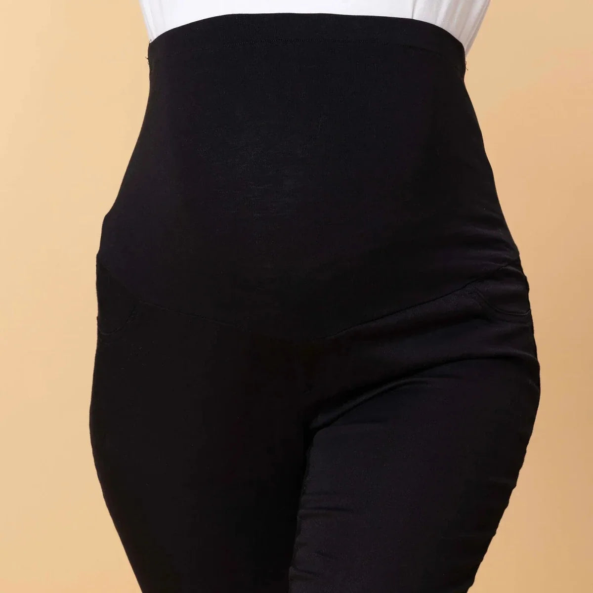 Baby Mom Women's Maternity Denim Jeans (S to 2XL) - Black