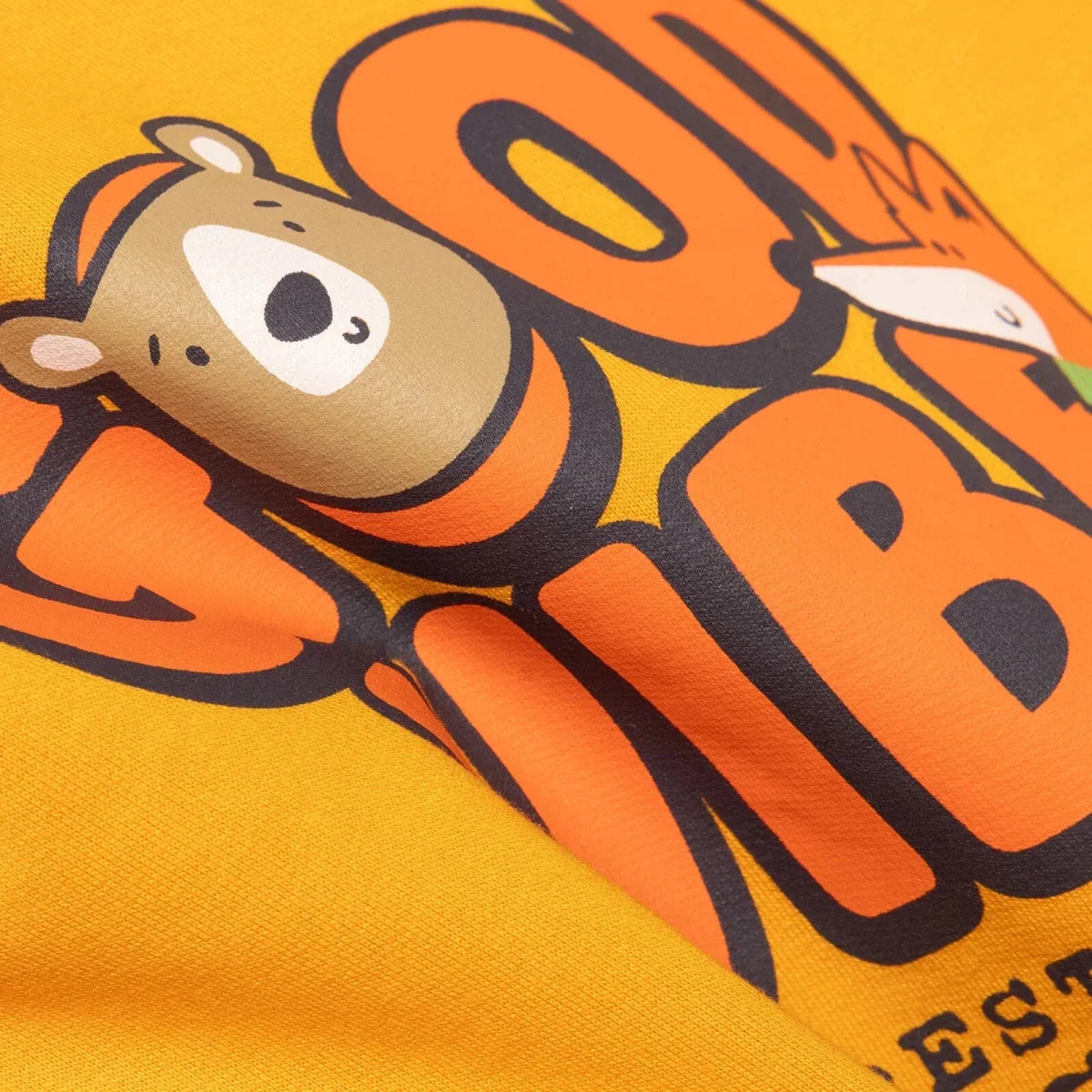 HelloBaby "Good Vibe" Slogan Brushed Loopback Baby Sweatshirt (3-6 Months to 4-5 Years) - Yellow