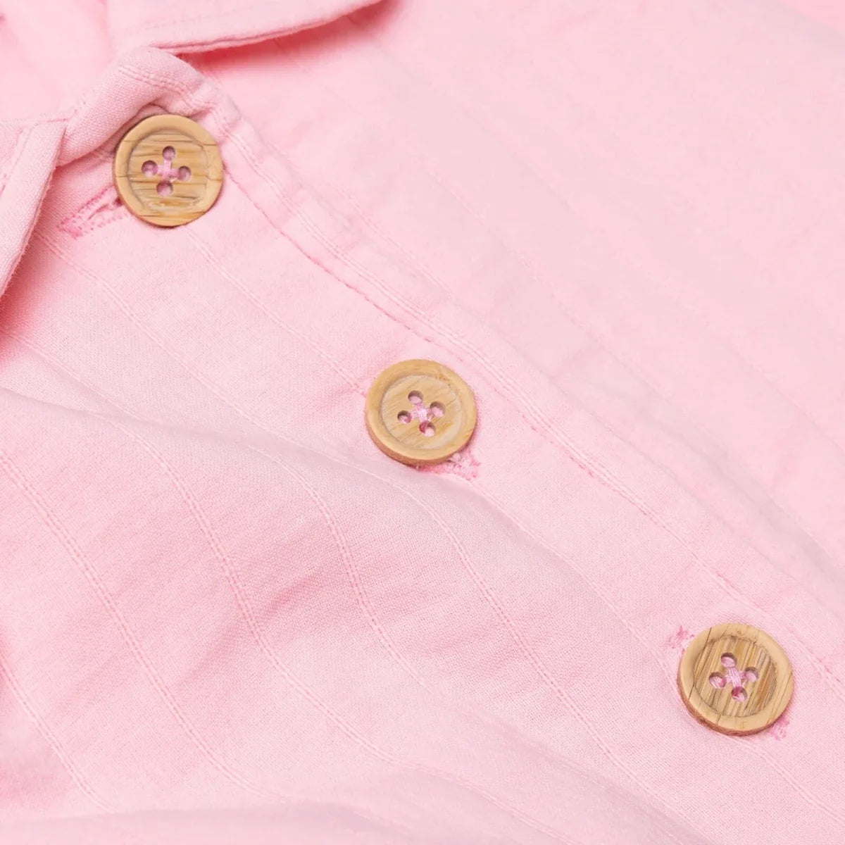 HelloBaby Short Sleeve Muslin Baby Cardigan (1-3 Months to 12 Months) - Pink