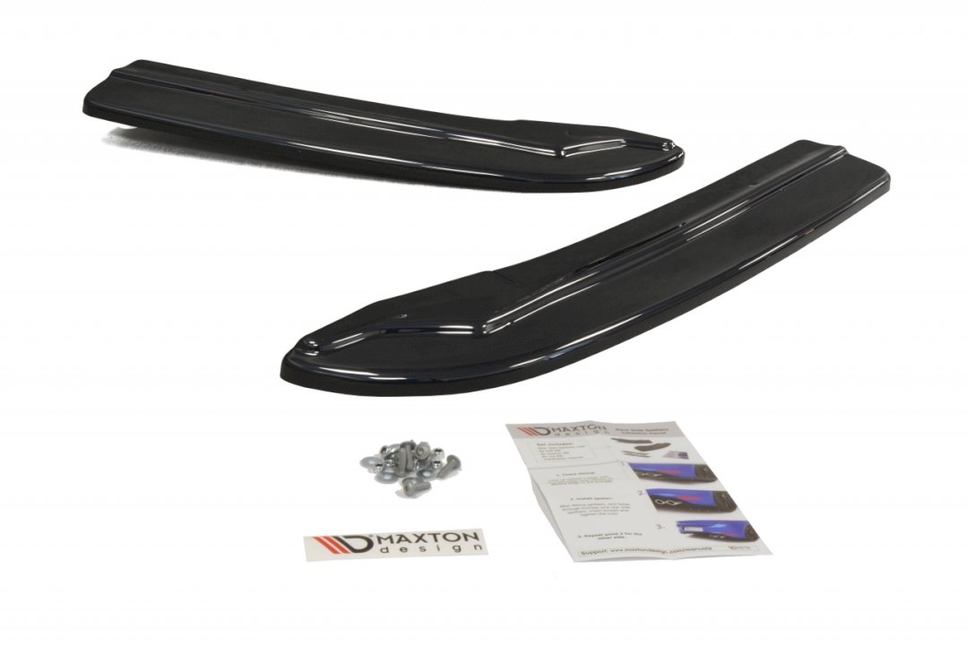 Maxton Design - Aftermarket REAR SIDE SPLITTERS MERCEDES C W204 AMG-LINE (FACELIFT) 2010-2015