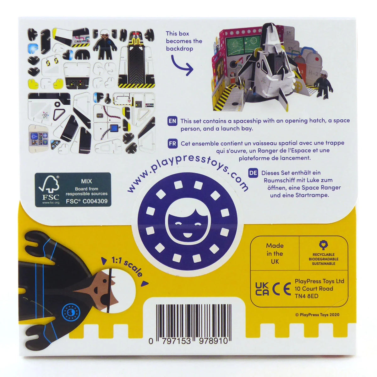 Playpress Toys Space Ranger Playset