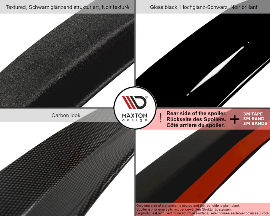 Maxton Design - Aftermarket SPOILER CAP RENAULT LAGUNA MK 3 COUPE (2008-2015)