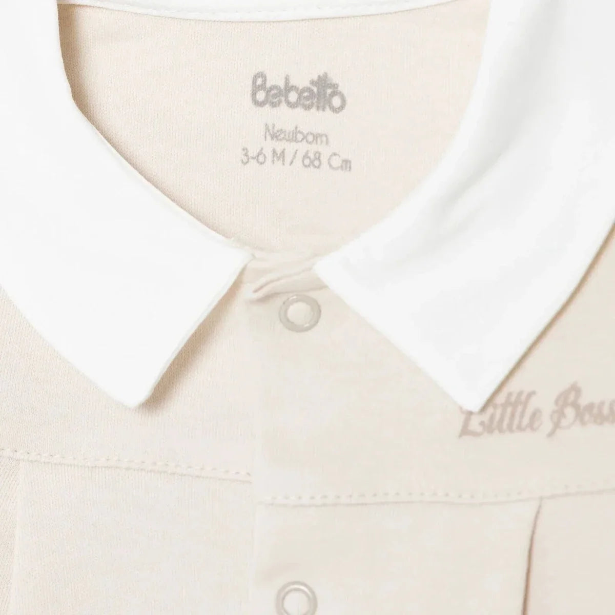 Bebetto Baby Cardigan & Footed Leggings Set (Newborn to 6-9 Months) - Beige