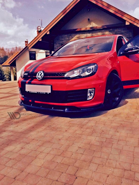 Maxton Design - Aftermarket FRONT SPLITTER VW GOLF MK6 GTI 35TH