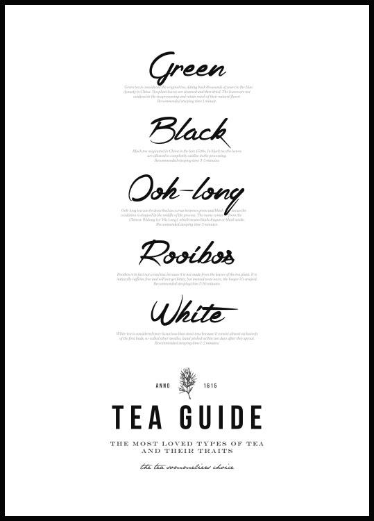 Tea Guide Poster