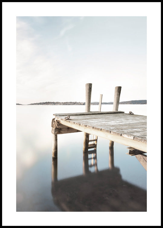 Beach Bridge Poster