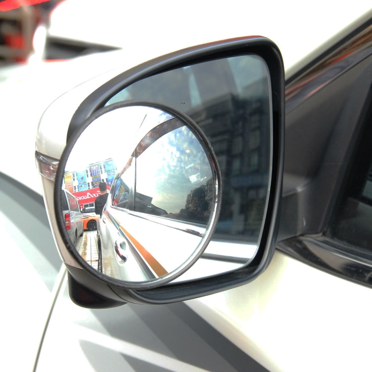 3R-098 Car Blind Spot Rear View Wide Angle Mirror, Diameter: 9.8cm, 3R-098 (Black)