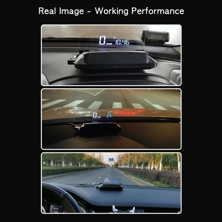 H400G Car 3.5 inch GPS Mode HUD Head-up Display Support Speed / Time / Distance Display, H400G