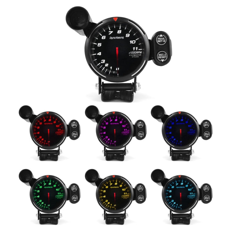80mm Car Modified LED Tachometer with Self-check Function, Tachometer