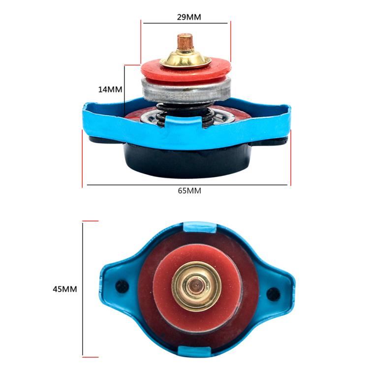 Car Water Tank Radiator Cover Accessory, 0.9bar, 1.1bar, 1.3bar