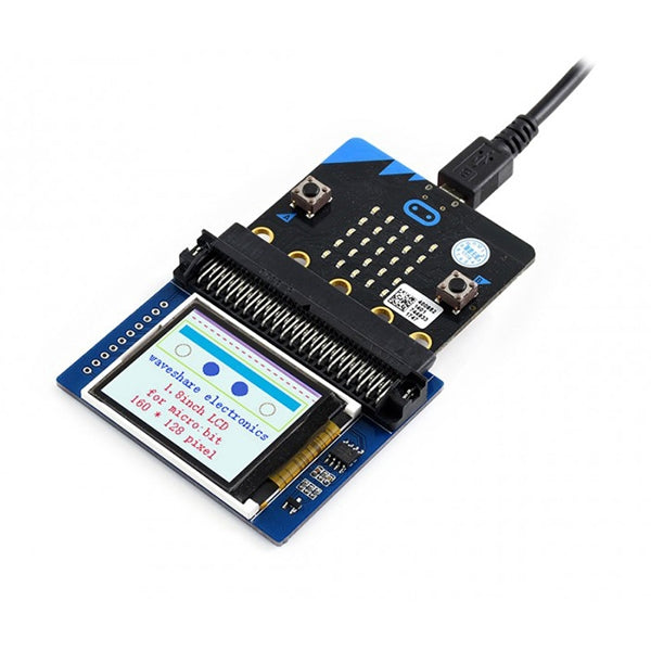 WAVESHARE 1.8inch 160x128 Colorful Display Module for Mmicro:Bit,65K Colors, 1.8 inch for Microbit