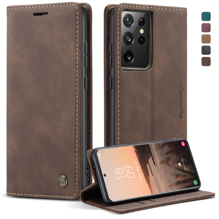 CaseMe 013 Multifunctional Horizontal Flip Leather Case with Holder & Card Slot & Wallet, For Samsung Galaxy S21 5G, For Samsung Galaxy S21+ 5G, For Samsung Galaxy S21 Ultra 5G