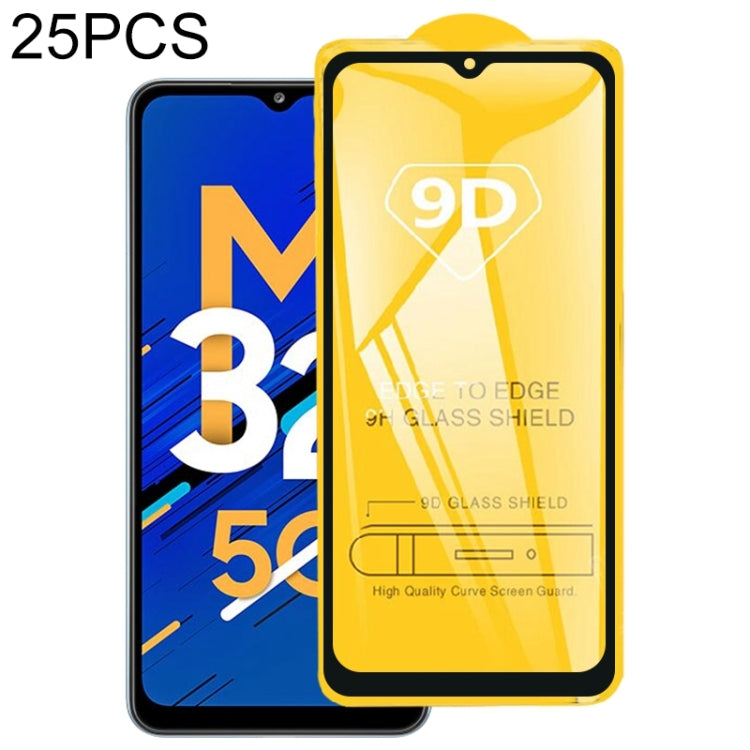 25 PCS 9D Full Glue Full Screen Tempered Glass Film, For Xiaomi Mi 11 Lite 5G NE / Mi 11 Lite 5G (25 PCS), For Samsung Galaxy A52s 5G (25 PCS), For Samsung Galaxy M32 5G (25 PCS)