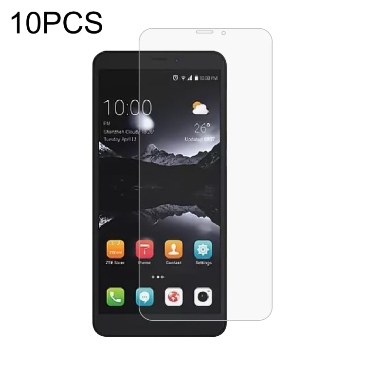 10 PCS 0.26mm 9H 2.5D Tempered Glass Film, For ZTE Blade A606 (10 PCS), For ZTE A1 ZTG01 5G (10 PCS), For ZTE Blade A612 (10 PCS), For ZTE Axon 9 Pro (10 PCS), For ZTE Blade V Smart (10 PCS), For ZTE Axon 11 4G (10 PCS), For ZTE Blade V7 Plus (10 PCS)