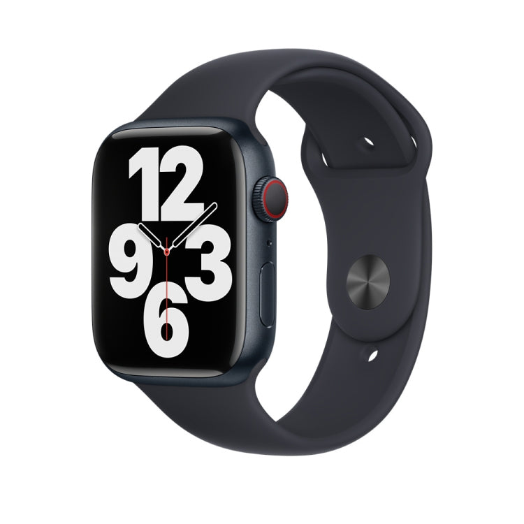 Silicone Watch Band For Apple Watch Series, For Apple Watch Series 9&8&7 41mm / SE 3&SE 2&6&SE&5&4 40mm, For Apple Watch 42mm / 41mm / 40mm / 38mm, For Apple Watch 46mm / 49mm / 45mm / 44mm