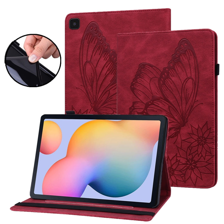Big Butterfly Embossed Leather Tablet Case, For Samsung Galaxy Tab A7 Lite T220/T225, For Samsung Galaxy Tab A8, For Samsung Galaxy Tab A 8.0 2019 T290/T295, For Samsung Galaxy Tab S6 Lite P610