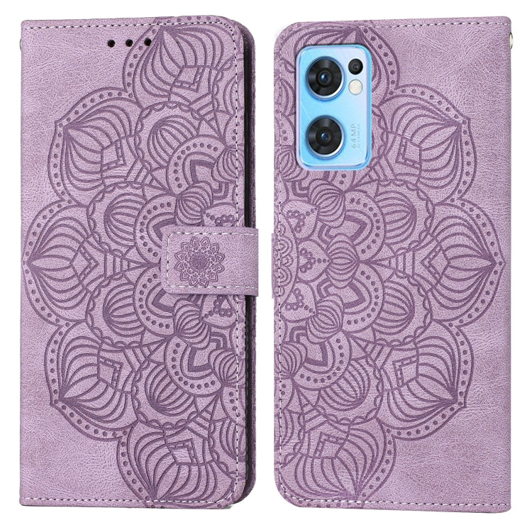 Mandala Embossed Flip Leather Phone Case, For OPPO Find X5, For OPPO Find X5 Pro, For OPPO Realme 8 4G, For OPPO Realme 9i