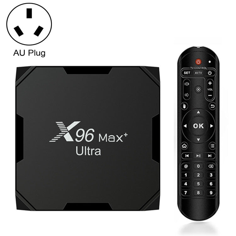 H96 Max+ Ultra 4GB+32GB Amlogic S905X4 8K Smart TV BOX Android 11.0 Media Player, 4GB+32GB, UK Plug, 4GB+32GB, US Plug, 4GB+32GB, EU Plug, 4GB+32GB, AU Plug