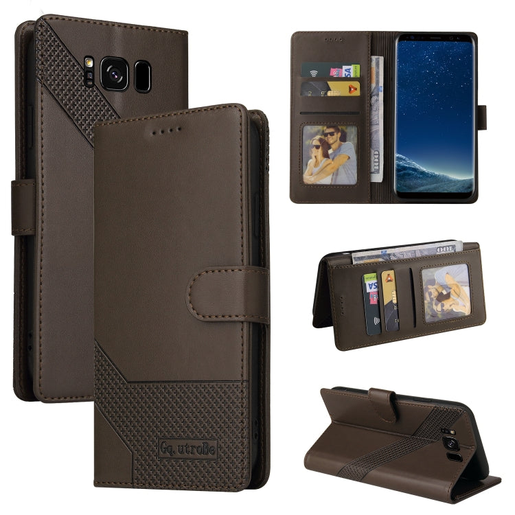 GQUTROBE Skin Feel Magnetic Leather Phone Case, For Samsung Galaxy Note10+, For Samsung Galaxy Note20, For Samsung Galaxy Note20 Ultra, For Samsung Galaxy S8