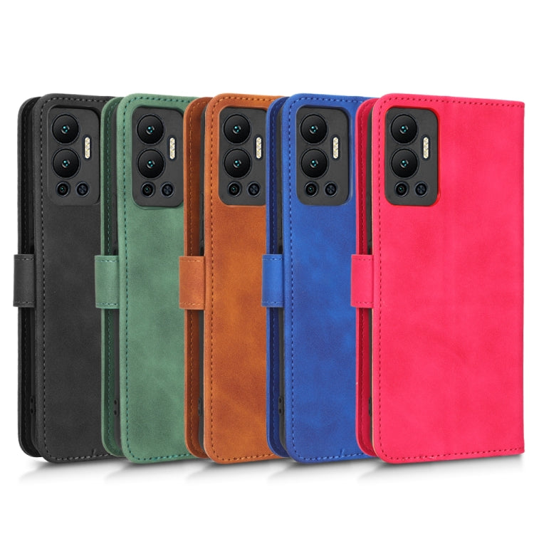 Skin Feel Magnetic Flip Leather Phone Case, For Infinix Hot 12, For Infinix Hot 12i, For Infinix Hot 12 Play, For Tecno Pova 3