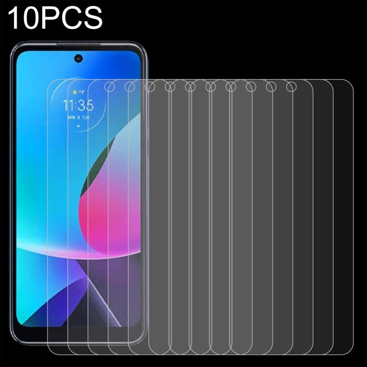10pcs 0.26mm 9H 2.5D Tempered Glass Film, For Motorola Moto G Play 2023 (10 PCS), For Infinix Hot 20i (10 PCS), For TECNO Camon 19 Pro 5G (10 PCS), For ZTE nubia Red Magic 8 Pro (10 PCS), For DOOGEE X98 (10 PCS), For DOOGEE V30 5G (10 PCS)